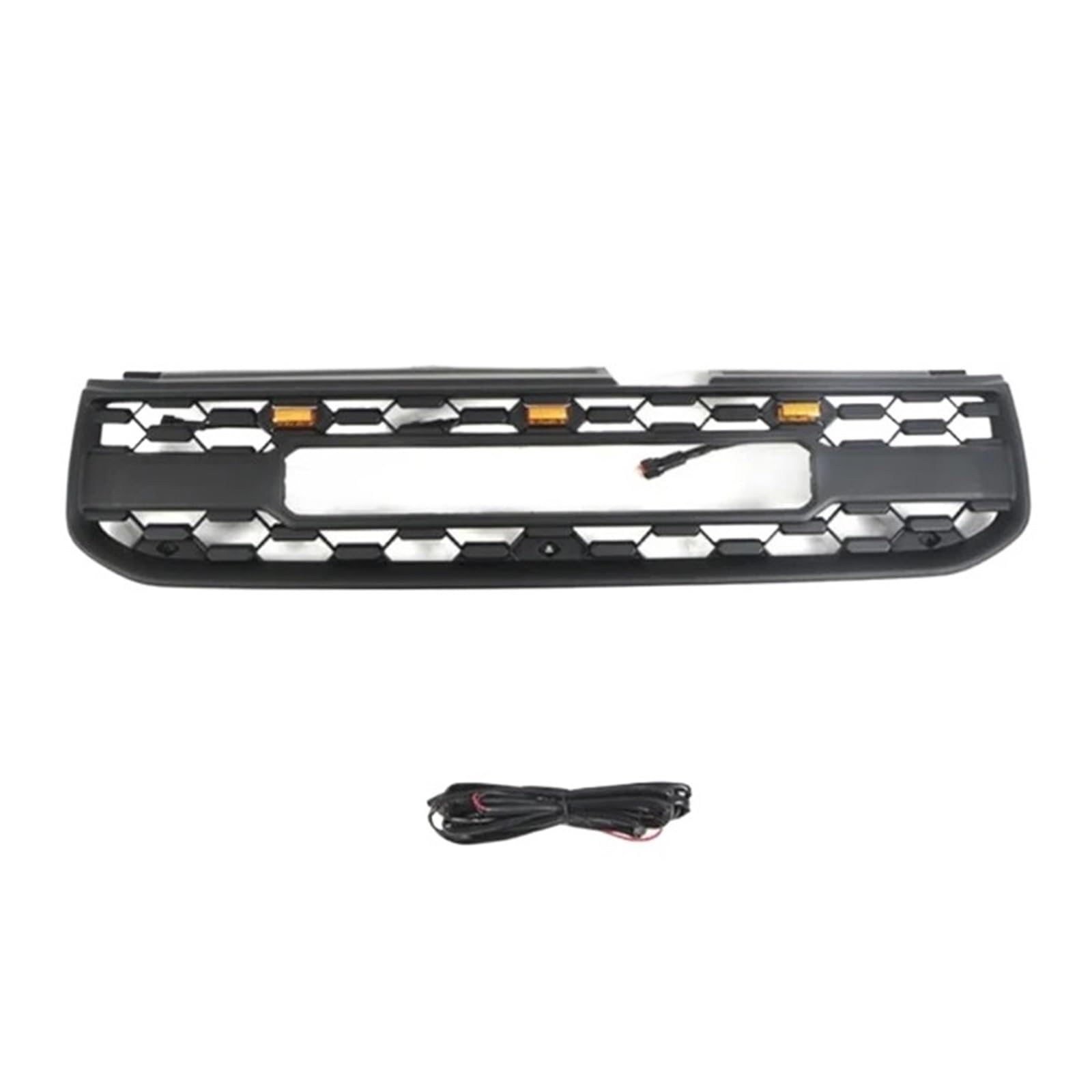 CBXPXVXP Kühlergrill for die vordere Stoßstange, Modifikation, RAV4-Grill mit Lichtern, kompatibel mit Toyota RAV4 2004 2005(Black with Light) von CBXPXVXP