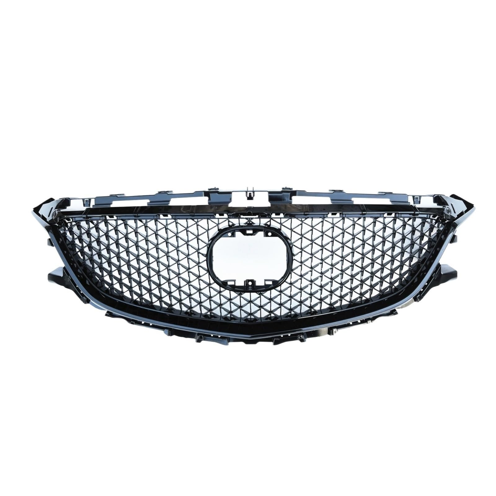 CBXPXVXP Kühlergrill im Racing-Stil, Wabengitter, schwarzes Samurai-Frontstoßstangen-Ansauggitter, Grill-Kit, kompatibel mit Mazda 6 Atenza 2014–2019(14-16 Black) von CBXPXVXP