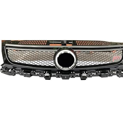 CBXPXVXP Racing Grille Kompatibel for VW Tiguan 2013 2014 2015 2016 2017 Jahr Carbon Schwarz Front Stoßstange Grill Körper Ornament Vents Kit Spoiler von CBXPXVXP