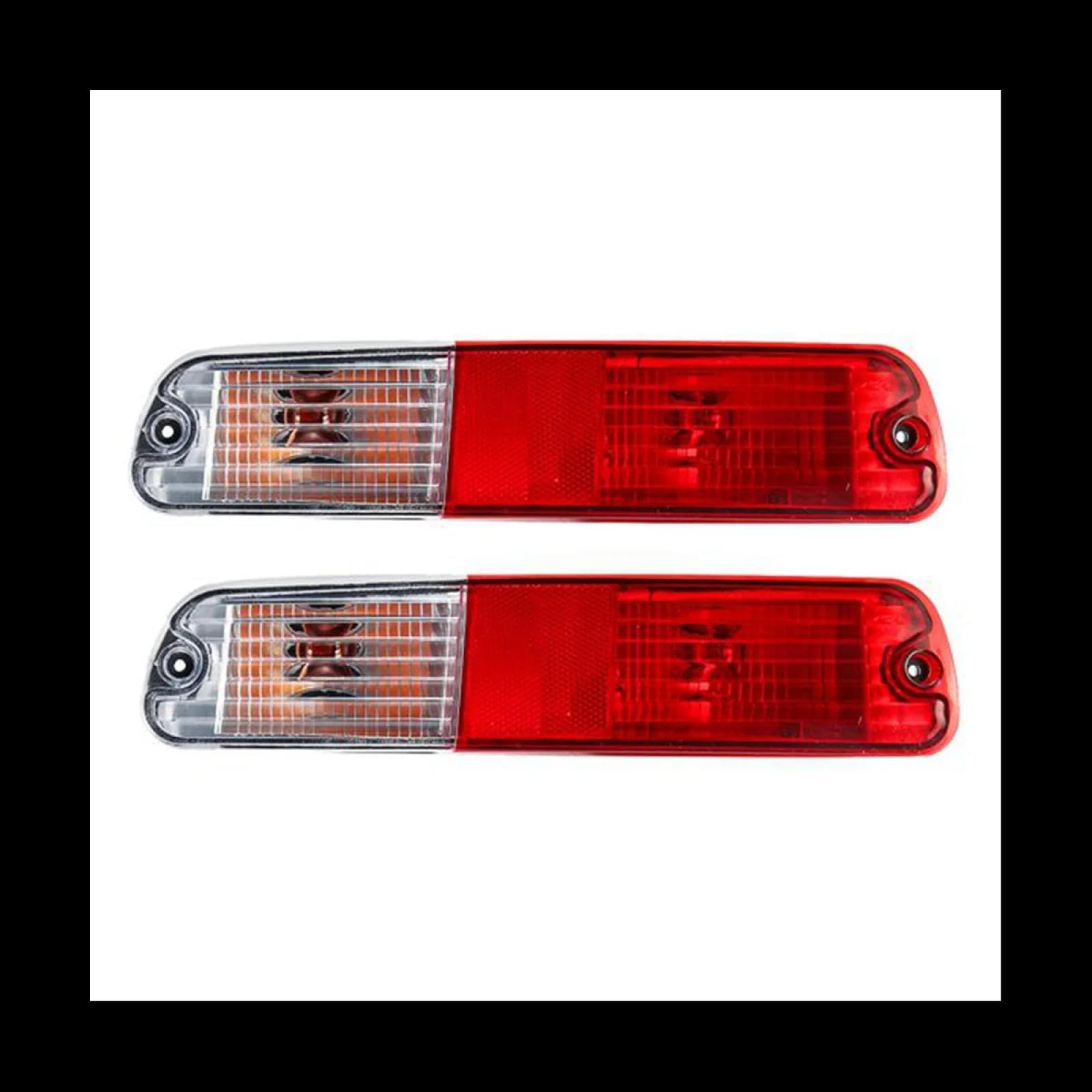 CCACHE Für Mitsubishi Pajero Montero V73 V77 2002-2006 1Pair Auto Heckstoßstange Nebelscheinwerfer Standwarnleuchte Reflektor Rücklichter von CCACHE