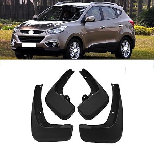 Auto Schmutzfänger Ersatz für Hyundai Tucson ix35 2010-2015 Vorne Hinten Schmutzfänger/4 Stück Auto Schmutzfänger/Kotflügel Vollschutz Set Spritzschutz von CCLXWY