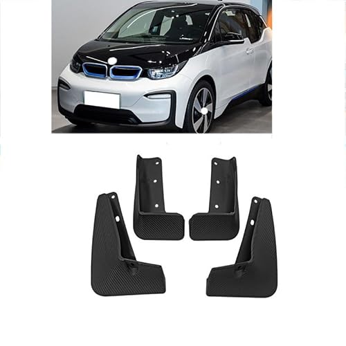 CCLXWY Auto Schmutzfänger Ersatz für BMW i3 2014-2021 Vorne Hinten Schmutzfänger/4 Stück Auto Schmutzfänger/Kotflügel Vollschutz Set Spritzschutz von CCLXWY