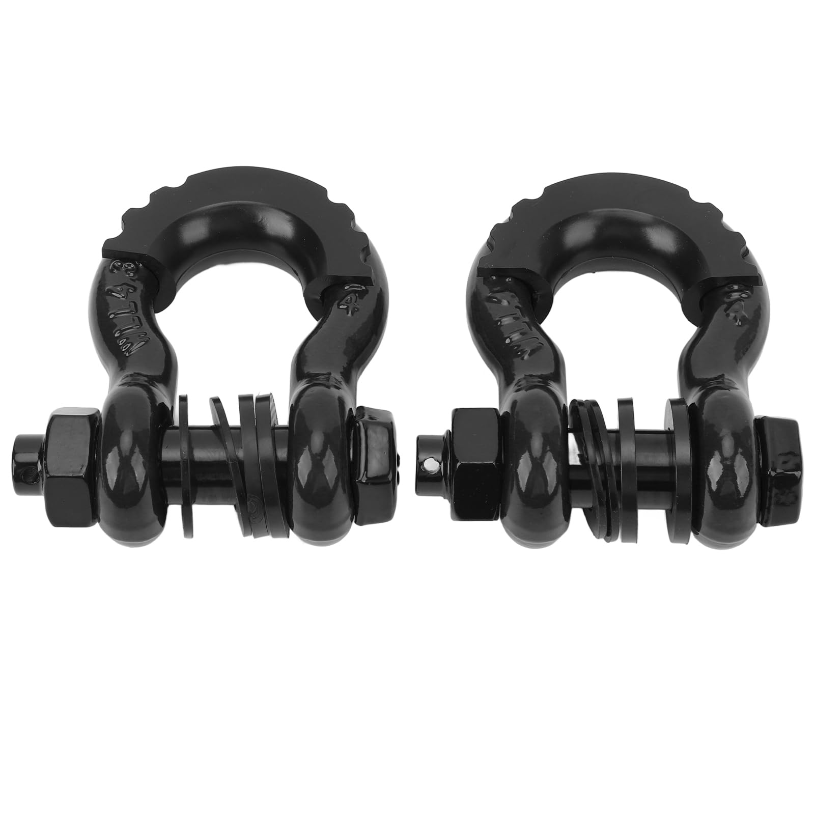 CCYLEZ 3/4-Zoll-D-Ring-Schäkel, 2-teiliger Offroad-Bergungsschäkel mit 7/8-Zoll-Stift für Schnappblöcke (Black) von CCYLEZ