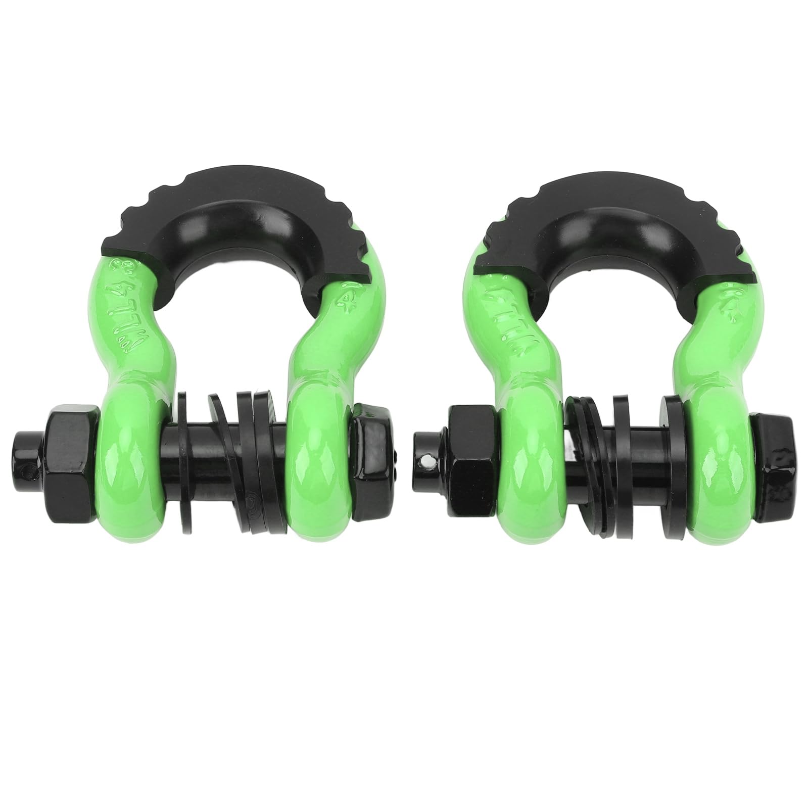 CCYLEZ 3/4-Zoll-D-Ring-Schäkel, 2-teiliger Offroad-Bergungsschäkel mit 7/8-Zoll-Stift für Schnappblöcke (Green) von CCYLEZ