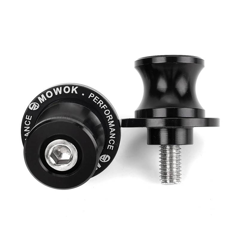 MOWOK M8 Ständeraufnahme Bobbins Montageständer Schwingen Mortorrad Zubehör für Kawasaki Z650 Z900 RS Z800 Z1000 VERSYS 650 ER6N Ninja 650 400 1000 SX ZX6R ZX10R ZX4R ZX-4RR (Schwarz) von CCYYMOWOK