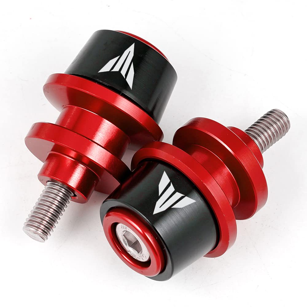 MOWOK Mortorrad Zubehör Für MT01 MT03 MT09 MT10 MT25 MT 01 03 09 10 TRACER 900 700 GT TRACER9 TRACER7 M6 Bobbins Mounting Ständer Holder Ständeraufnahme Montageständer Schwingenadapter (Rot) von CCYYMOWOK