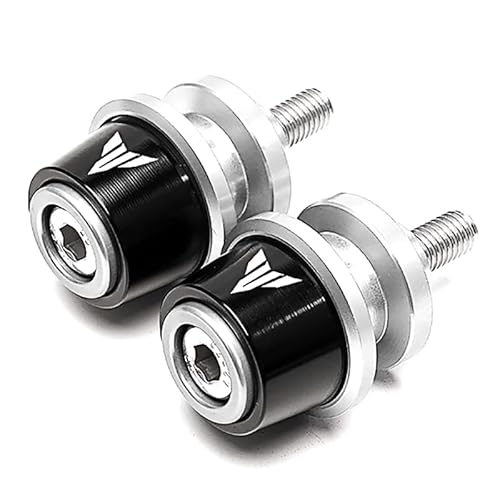 MOWOK Mortorrad Zubehör Für MT01 MT03 MT09 MT10 MT25 MT 01 03 09 10 TRACER 900 700 GT TRACER9 TRACER7 M6 Bobbins Mounting Ständer Holder Ständeraufnahme Montageständer Schwingenadapter (Silber) von CCYYMOWOK