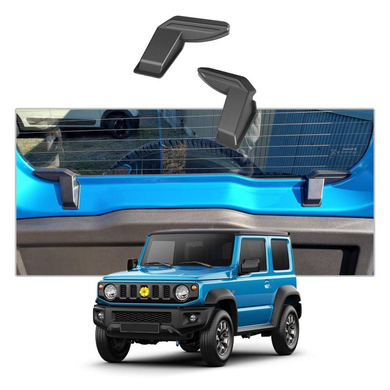 [2 Stück] CDEFG Jimny JB64 JB74 2018-2022 2023 Demister Cover Abdeckung Schutzzubehör Kofferraum Schutzdraht Jimny Auto Zubehör von CDEFG