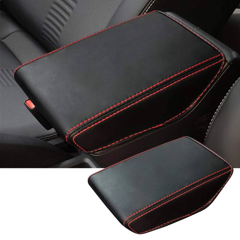 CDEFG Seat Ibiza 6F Arona 2018-2023 2024 Mittelarmlehne Abdeckung Armlehnen Deckel Kratzschutz Mittelkonsole Kunstleder Armlehne Box Cover Auto Schutz Kastendeckel Interieur Zubehör von CDEFG