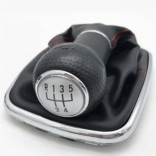 CDNPQNRR Auto-Schaltknauf 12 Mm 1999–2005 Für Golf 4 IV MK4 GTI R32 Für Bora Jetta 5/6-Gang Auto Schaltknauf Hebel Stick Shifter Gamasche Boot Case Cover Fürs Auto(B0044 12mm) von CDNPQNRR