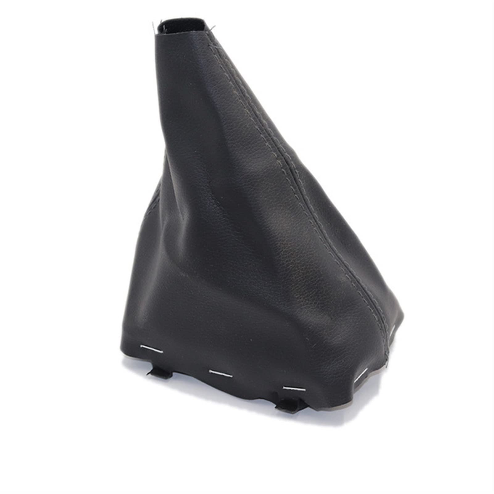 CDNPQNRR Auto-Schaltknauf 5/6-Gang-Leder-Schaltknauf Mit Ledermanschette Kofferraumabdeckung Schwarzer Stich Auto-Styling 12 Mm Für A3 S3 2001 2002 2003 Fürs Auto(Gear Boot Black line) von CDNPQNRR