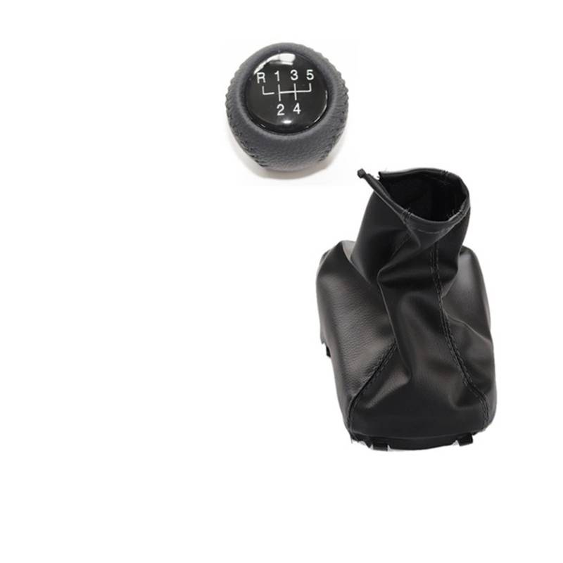 Auto-Schaltknauf Schalthebelmanschette Handbremsgriffe Auto Anti-Rutsch-Parkhandbremse Handbremsmanschette Schaltknauf Für Buick Excelle 2008-2012 Fürs Auto(Knob-Boot Leather) von CDNPQNRR