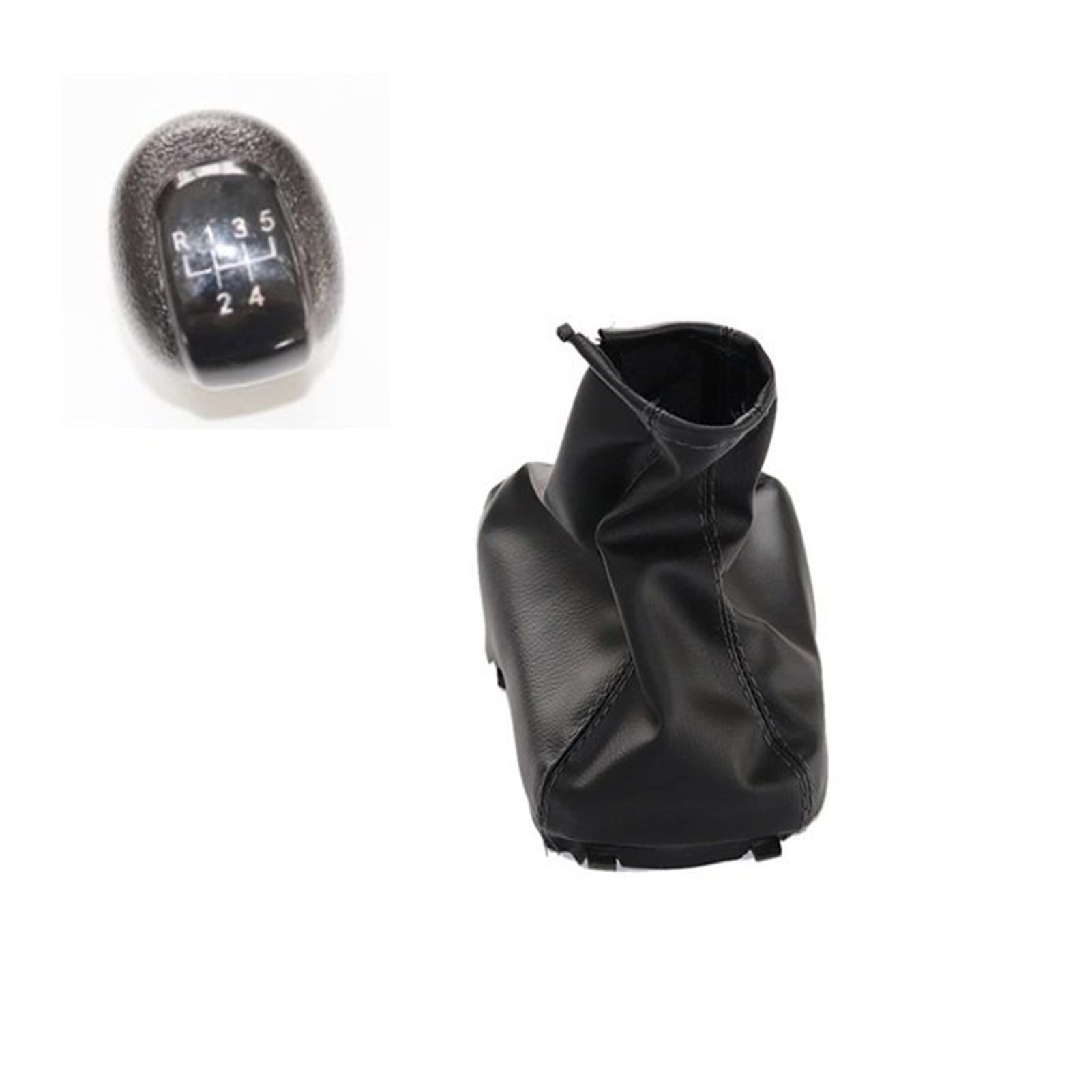 CDNPQNRR Auto-Schaltknauf Schalthebelmanschette Handbremsgriffe Auto Anti-Rutsch-Parkhandbremse Handbremsmanschette Schaltknauf Für Buick Excelle 2008-2012 Fürs Auto(Knob-Boot Plastic) von CDNPQNRR