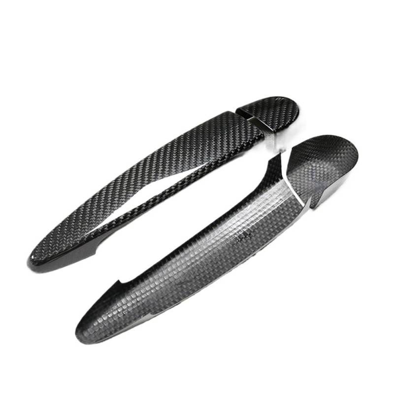 Für BMW X1 E84 2012-2015 Auto Real Carbon Fiber Türgriff Abdeckung Rahmen Aufkleber Kfz-Innenteile(3) von CDNPQNRR