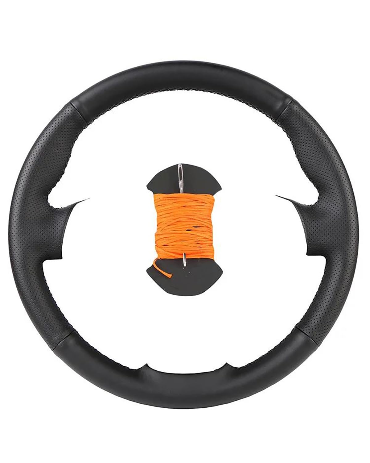 Auto Lenkradhülle Für Peugeot 308 2014 2015 2016 2017 Auto Künstliche Leder Lenkung Wrap DIY Auto Lenkrad Abdeckung Lenkradabdeckung(Orange) von CDPQFER