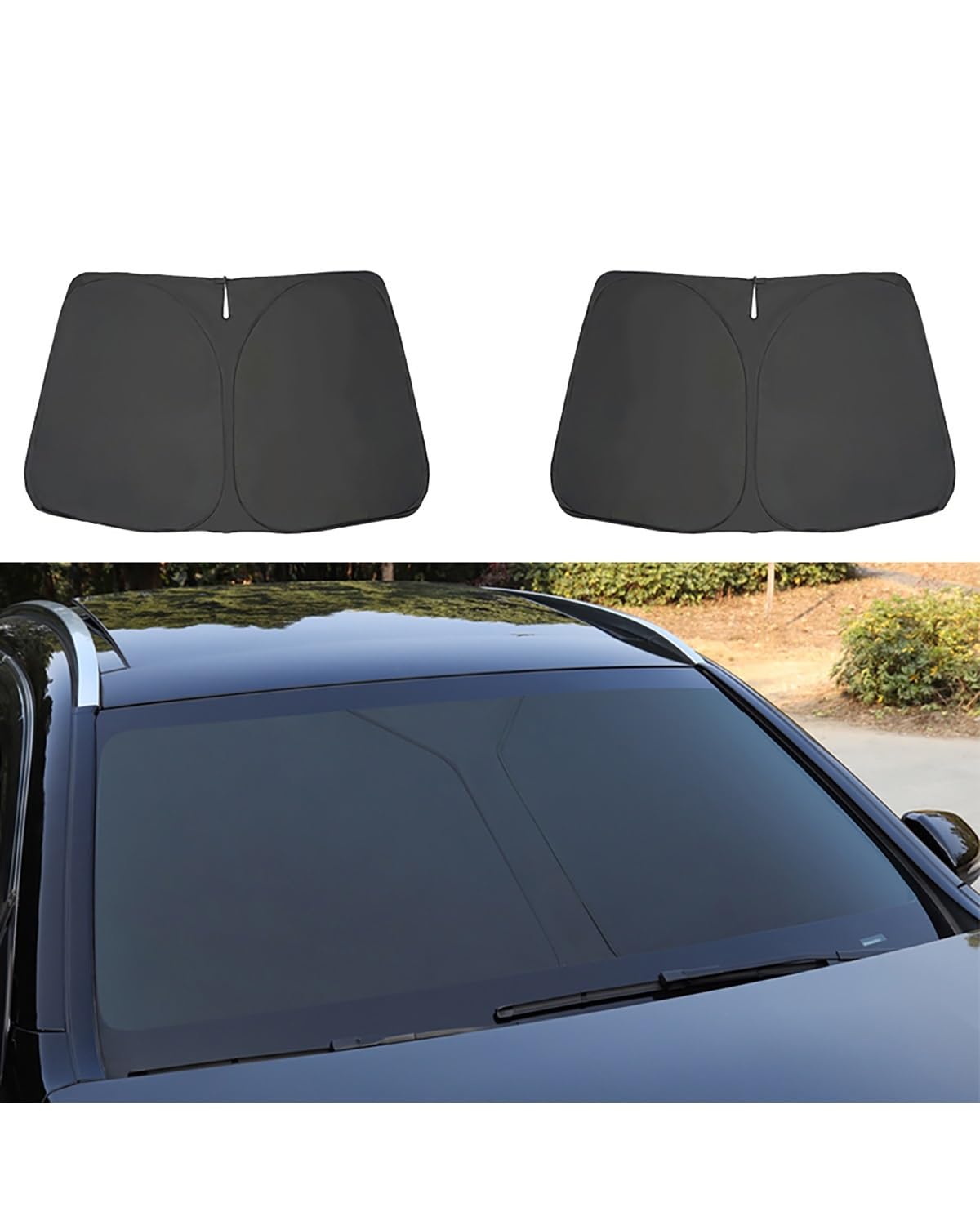 Autofenster Sonnenschutzrollos Für 2 Limousine 2014-2020 Auto Sonnenschutz Visier Vorne Hinten Windschutzscheibe Rahmen Vorhang Seite Fenster Sonnenschutz Car Shades(B Front Windshield) von CDPQFER