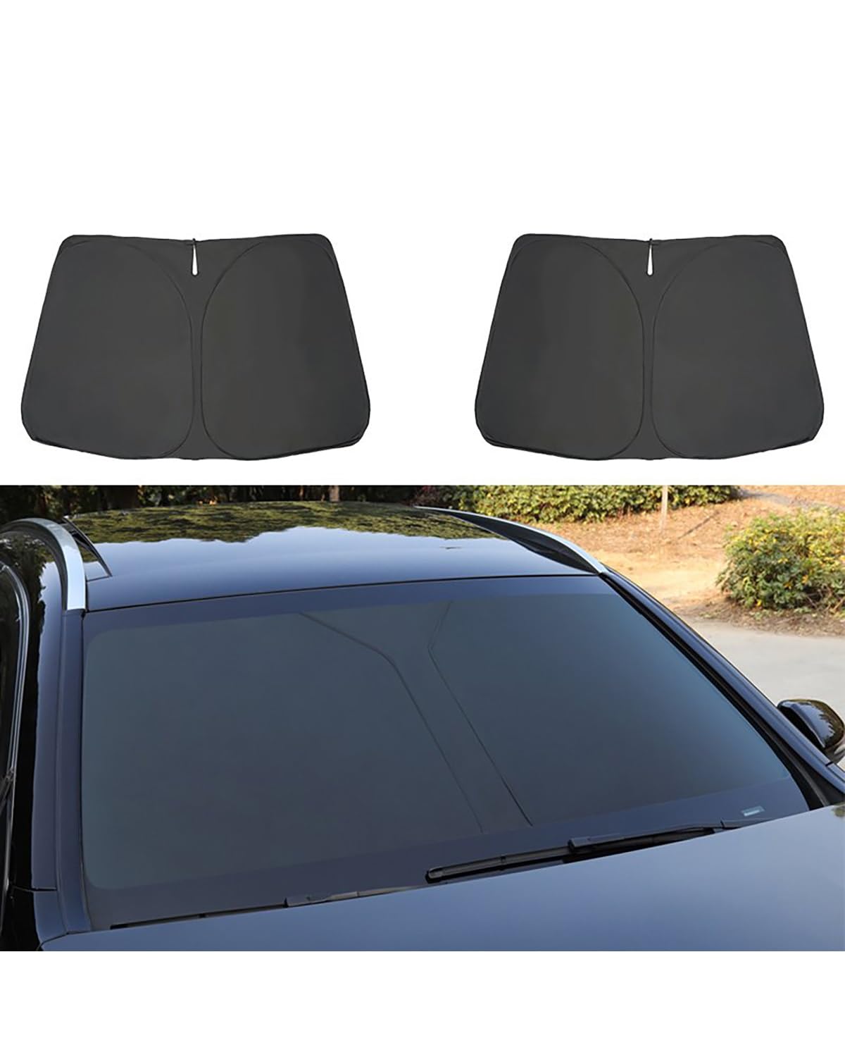 Autofenster Sonnenschutzrollos Für 5 CW 2011-2018 Auto Sonnenschirm Angepasst Seite Fenster Vorhang Sonnenschutz Visier Front Windschutzscheibe Car Shades(Front Windshield) von CDPQFER