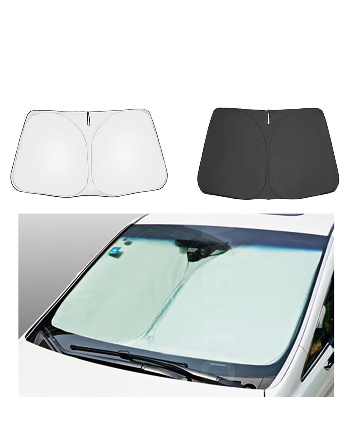 Autofenster Sonnenschutzrollos Für Civic Für XI Für 11. 2022-2024 Auto-Sonnenschutzvisier Vorne Hinten Windschutzscheibe Vorhang Seitenfenster Sonnenschutz Car Shades(B Front Windshield) von CDPQFER