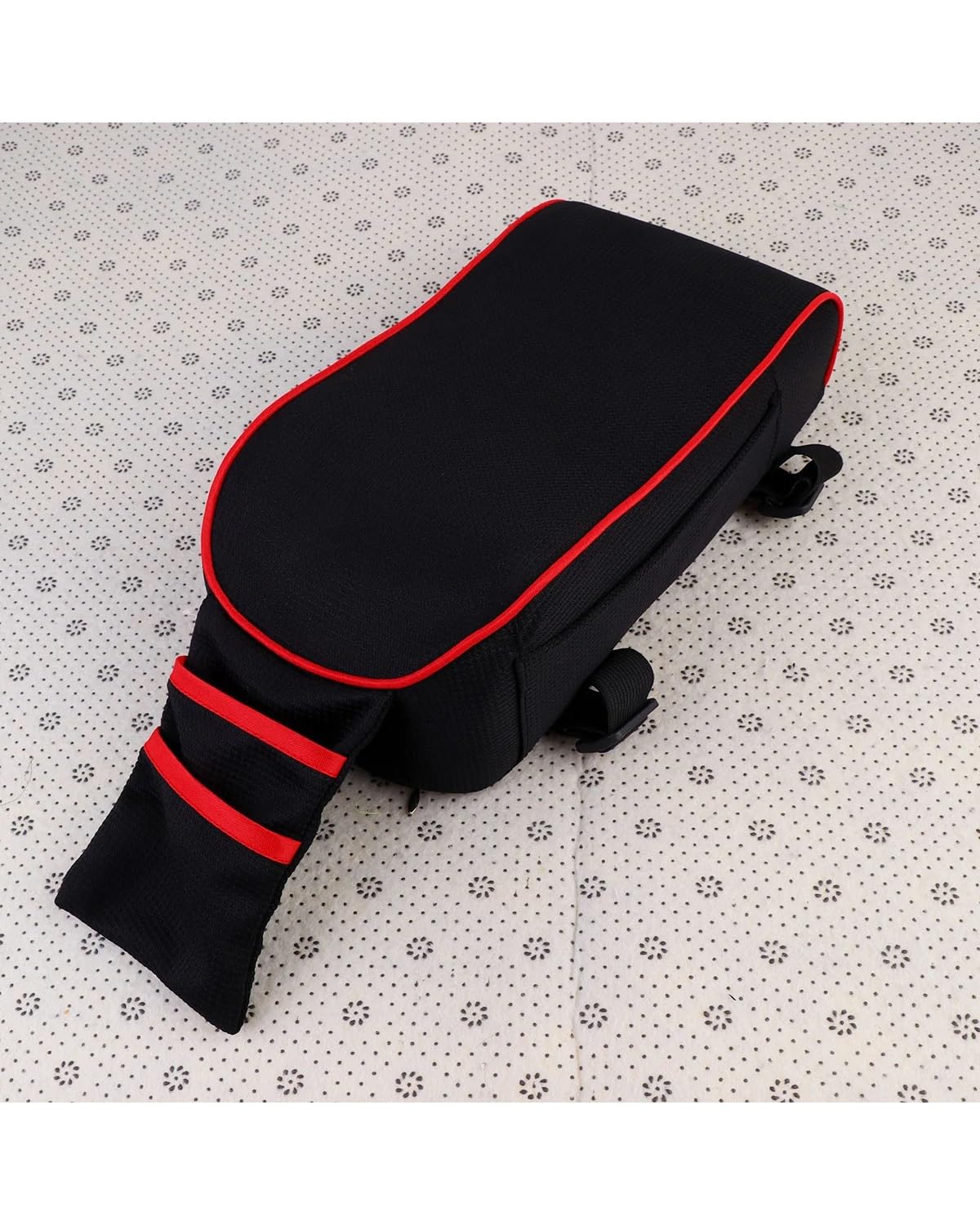 Voiture Accoudoirs Boîte 1 Stück Im Auto Montierte Armlehnenbox, Ellenbogenstützpolster, Aufbewahrungskoffer Für Die Mittelkonsole Im Auto (schwarz Mit Rot) Voiture Console Centrale Boîte(Black with r von CDPQFER