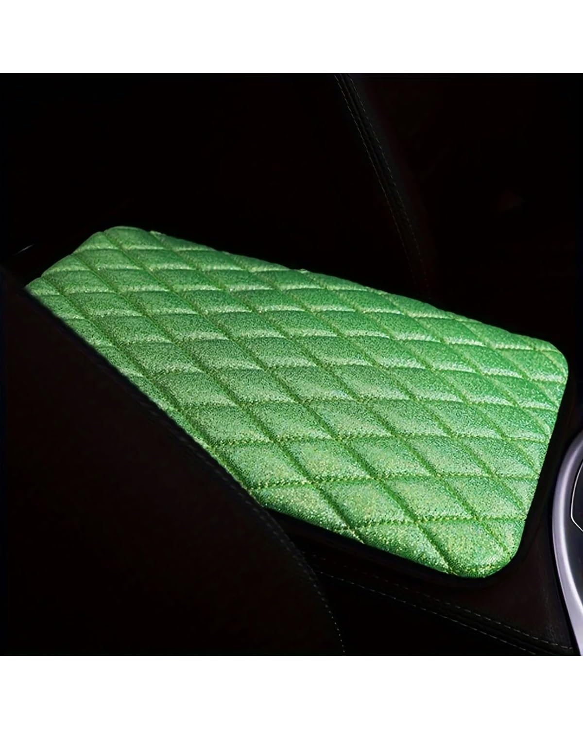 Voiture Accoudoirs Boîte Auto Center Armlehne Kissen Matte Pad Abdeckung Konsole Box Schutz Voiture Console Centrale Boîte(Green) von CDPQFER