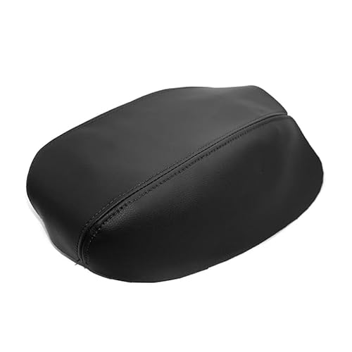 Voiture Accoudoirs Boîte Autozubehör Mikrofaser Leder Center Console Deckel Armlehne Box Abdeckung Aufkleber Trim für Q3 2019 Voiture Console Centrale Boîte(Black) von CDPQFER