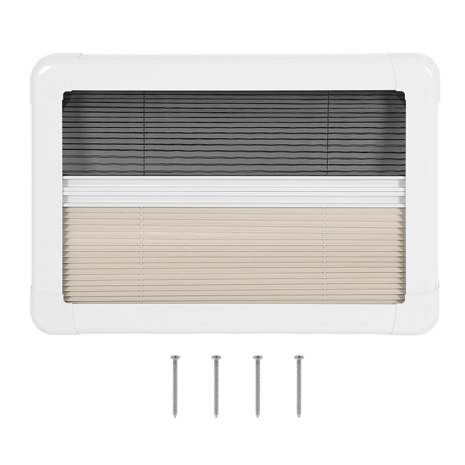 Plissee-Innenfenster für Wohnmobile – 30 X 22 Zoll Sichtschutzrollos, UV-Schutz und Isolierung – Schatten, Wärmeisolierter Sichtschutz, Plissierter Sonnenschutz für von CDQL