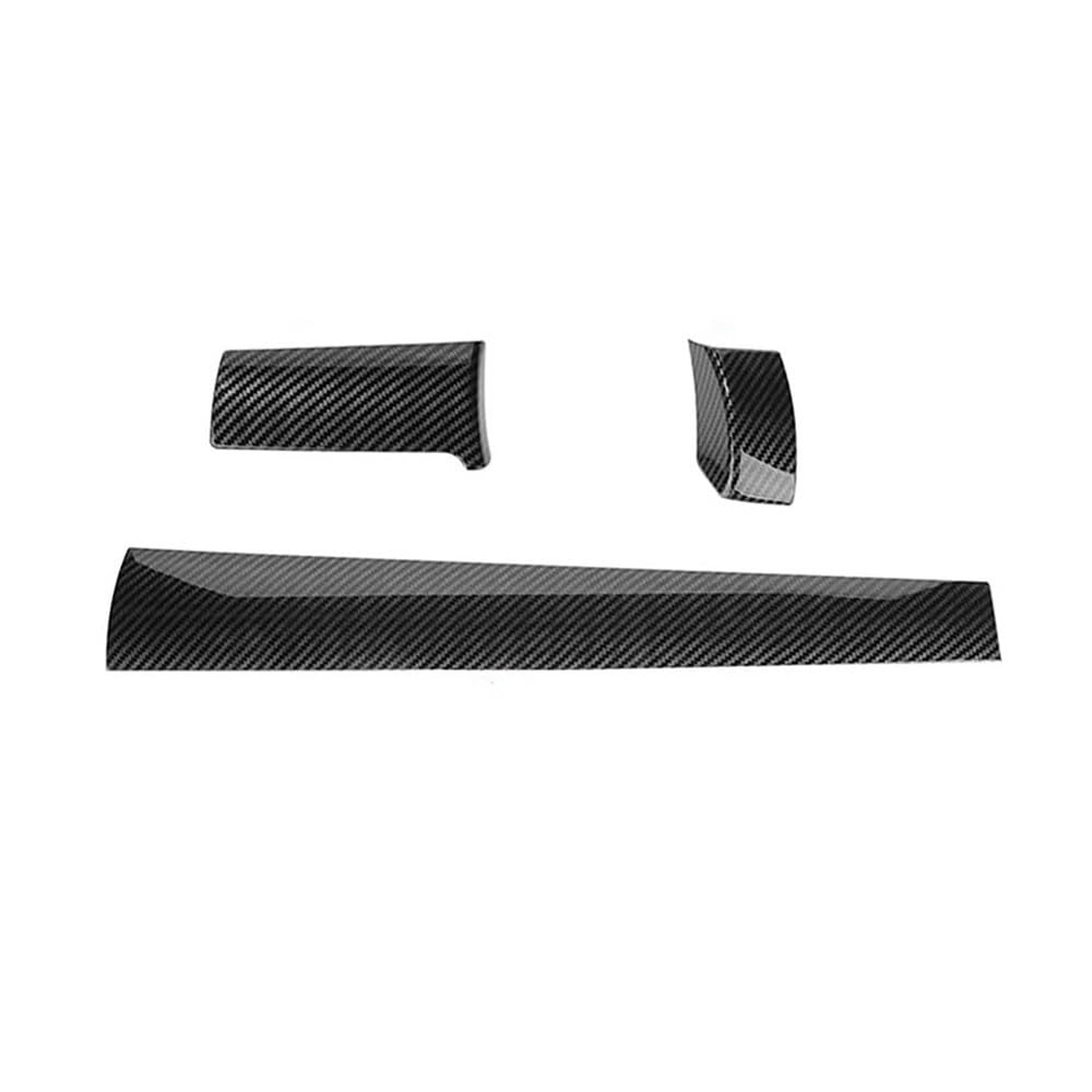 Auto Innenraum Formen Zierleiste 3Pcs Set Carbon Faser Stil Auto Center Dashboard Panel Trim Abdeckung Für Für Civic 2016 2017 2018 2019 2020 2021 von CEHAKDLRI