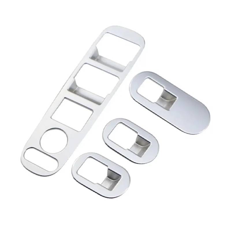 Auto Innenraum Formen Zierleiste 4Pcs Auto Fensterheber Taste Panel Aufkleber Für Für HRV Für HR-V Für Vezel 2014-2020 Innen Zubehör(Abs style) von CEHAKDLRI