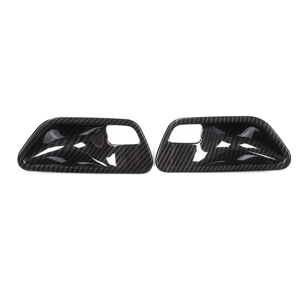 Auto Innenraum Formen Zierleiste Auto ABS Plasti Innen Tür Griff Schüssel Abdeckung Trim Für 3 4 Serie F30 F32 F35 2013-2018(2pcs Carbon fiber) von CEHAKDLRI