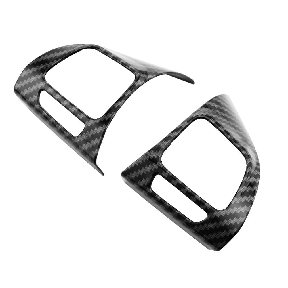 Auto Innenraum Formen Zierleiste Auto Lenkrad Panel Trim Abdeckung Für GOLF MK6 Für PASSAT B7 Für CC Für EOS Für TIGUAN Für JETTA Für Für SHARAN Für CADDY(Carbon Fiber) von CEHAKDLRI