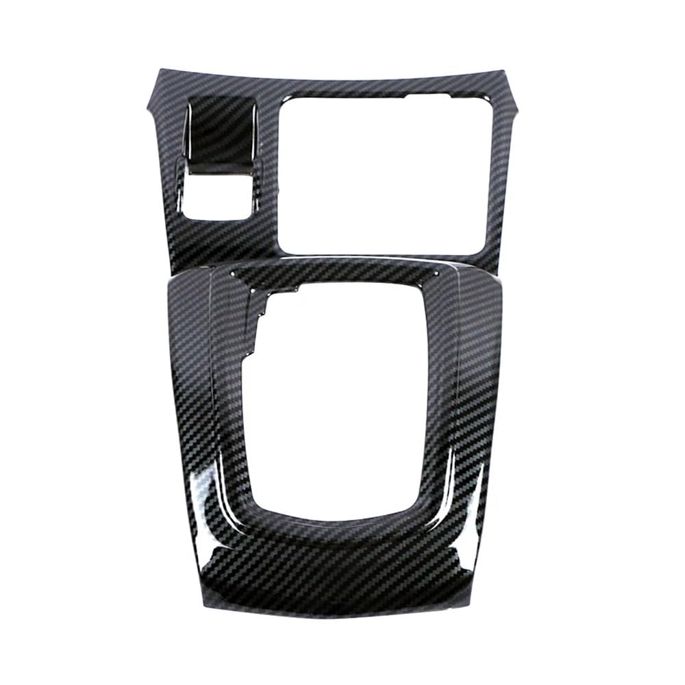 Auto Innenraum Formen Zierleiste Für Nissan Für Qashqai J11 2014-2020 Auto Center Konsole Getriebe Shift Box Panel Rahmen Abdeckung Trim Aufkleber Anti Kratzer(Carbon Fiber Color) von CEHAKDLRI