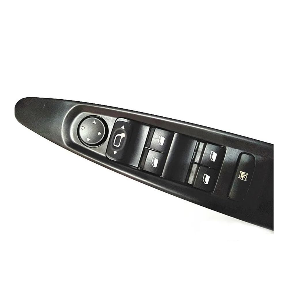 CEHAKDLRI Fenster Heber Schalter Fensterheber-Steuerschalter, Auto-Fensterheber-Schalter für Citroen C4 2004–2007, 2008, 2009, 2010, OEM 6554HA(Manual Rearview) von CEHAKDLRI