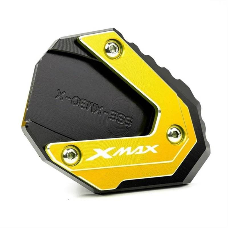 CEHAKDLRI Motorrad-Ständerpolster Für Y&AMAHA Xmax 125 250 300 XMAX300 XMAX250 2017-2023 2022 2021 Motorrad Ständer Seite Stehen Enlarger Pad(8) von CEHAKDLRI