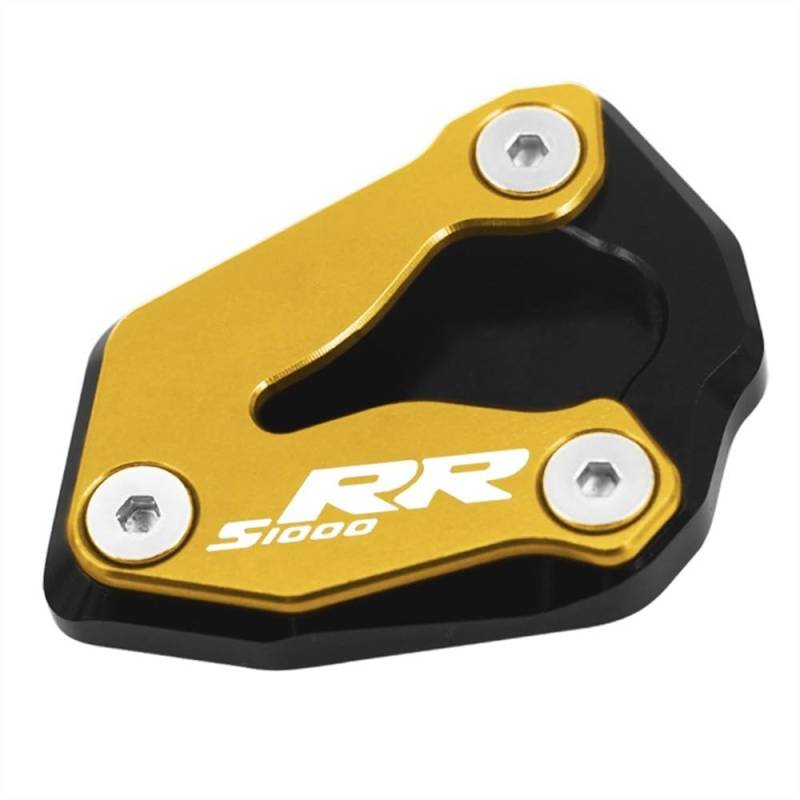 CEHAKDLRI Motorrad-Ständerpolster Motorrad CNC Seitenständer Kickstand Enlarger Pad Vergrößern Verlängerungsplatte Für B&MW S1000RR M1000RR M 1000RR S1000 RR 2019-2023(8MM 8) von CEHAKDLRI