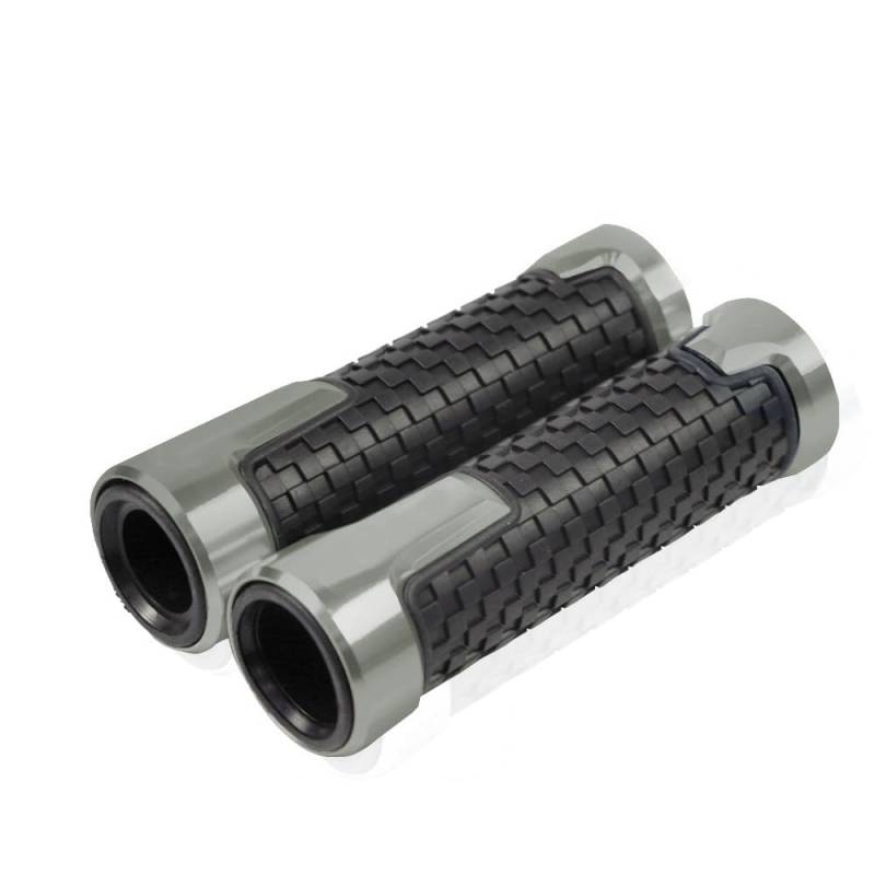 Motorrad 7/8" 22mm Lenkergriffe Für B&MW R Nine T Scrambler R9T RNINET Motorradzubehör 7/8'' 22MM Gummi Hand End Grip Bar Lenkergriffe Griff Bar(Titanium8) von CEHAKDLRI