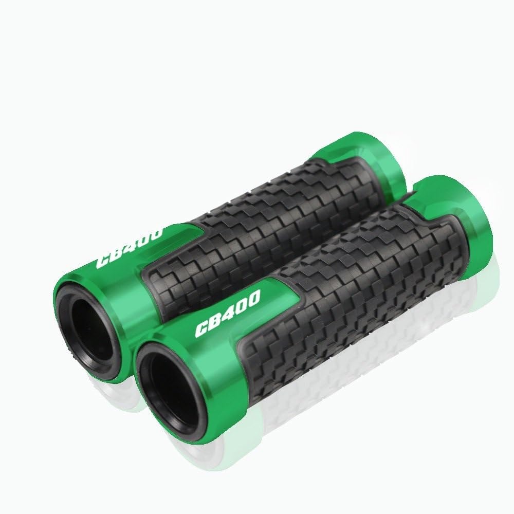 Motorrad 7/8" 22mm Lenkergriffe Für CB400 CB400SF CB 400 Alle Jahre Motorrad Lenker Grip 7/8''22mm CNC Anti-Skid Griff Bar Motorrad Griffe Ende(Green1) von CEHAKDLRI