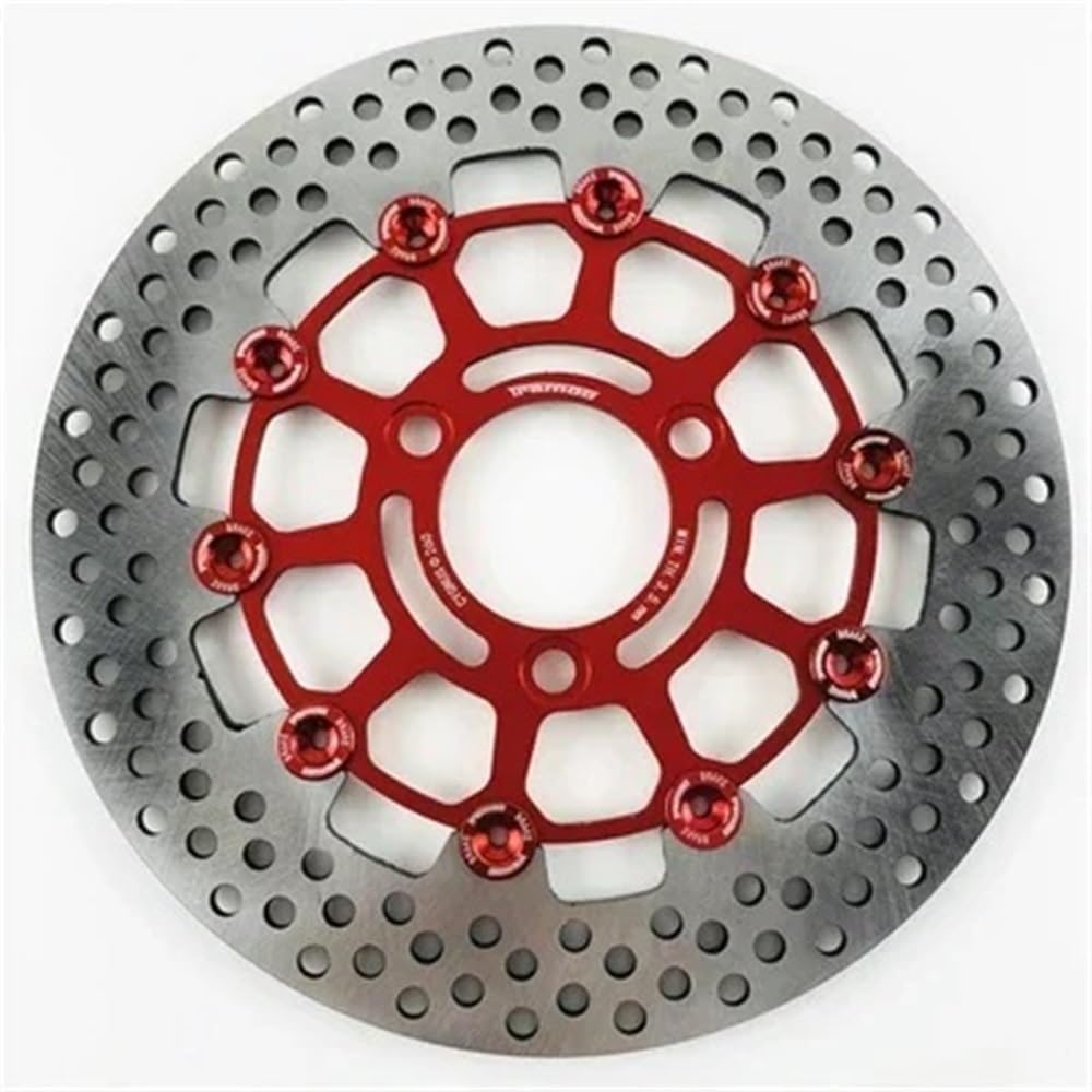 Motorrad-Bremsscheiben Für BWS WISP Universal Motorrad CNC Aluminium 260 * 70mm Schwimmende Bremsscheibe(Red) von CEHAKDLRI