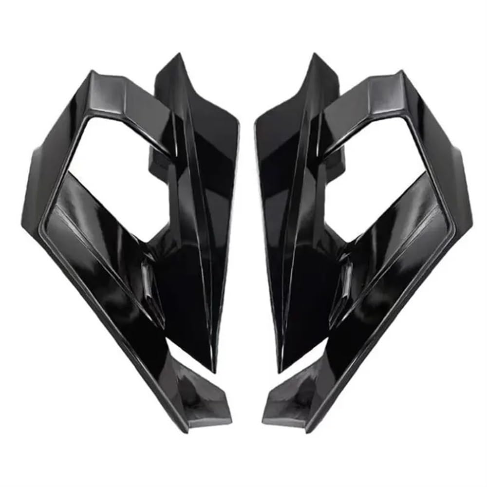 Verkleidungs Winglets Motorrad Winglets Aerodynamische Seitenflügel Spoiler Verkleidung Für H&ONDA CBR650R 2021 2022 2023(Black) von CEHAKDLRI