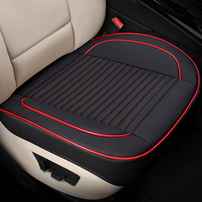 CEIEVER Sitzbezüge Auto Vordersitze, Luxus PU-Leder Sitzbezüge Auto Vordersitze Sitzauflagen Auto Autositzbezüge Leder Universal Set für Limousine/SUV/Pickup/Van (Stil A, 2) von CEIEVER