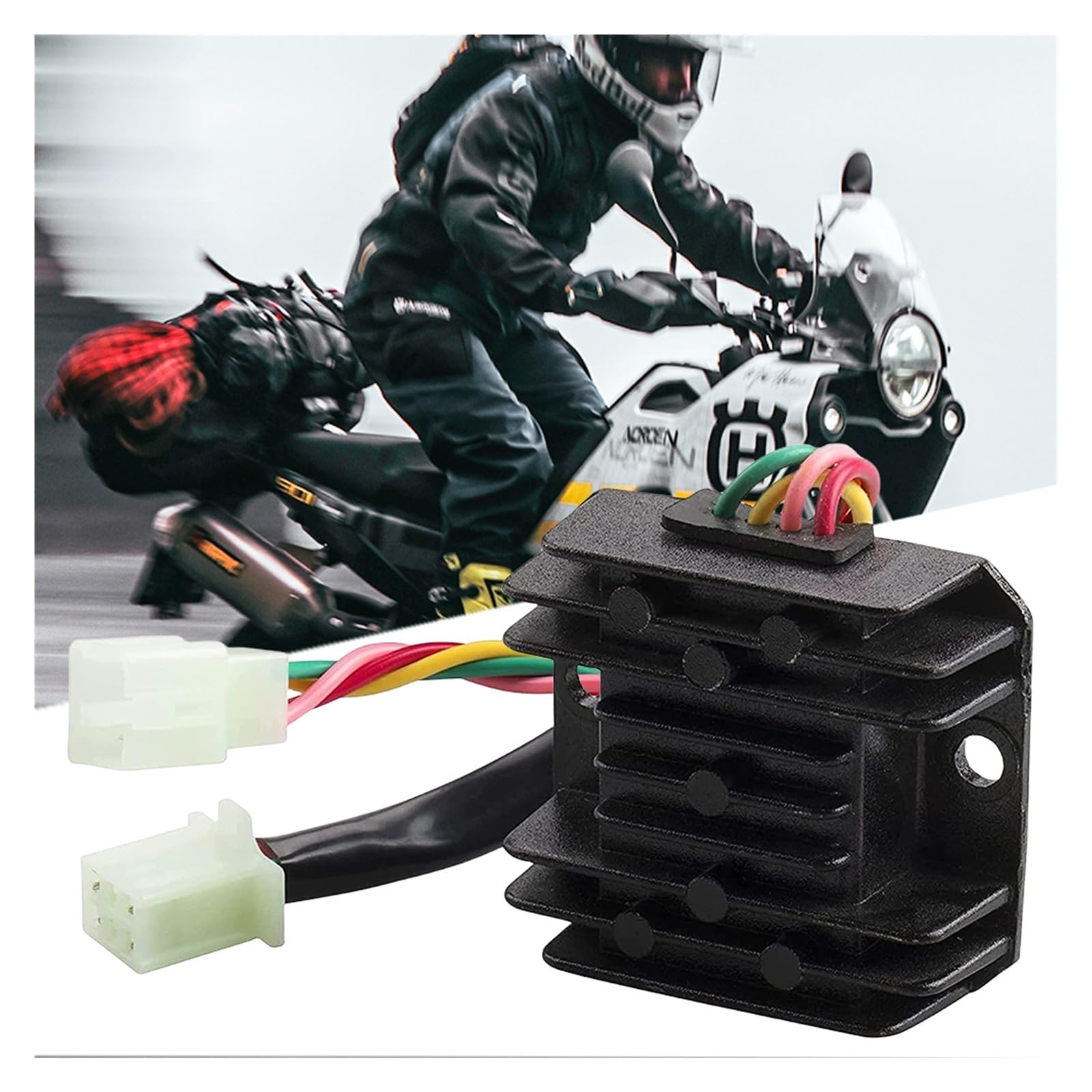 4 Drähte Spannungsregler Gleichrichter Universal Spannungsregler Motorrad Spannungsregler Gleichrichter für ATV GY6 CG125-250CC Motorrad Regler Controller Gleichrichter von CEIKOPQS