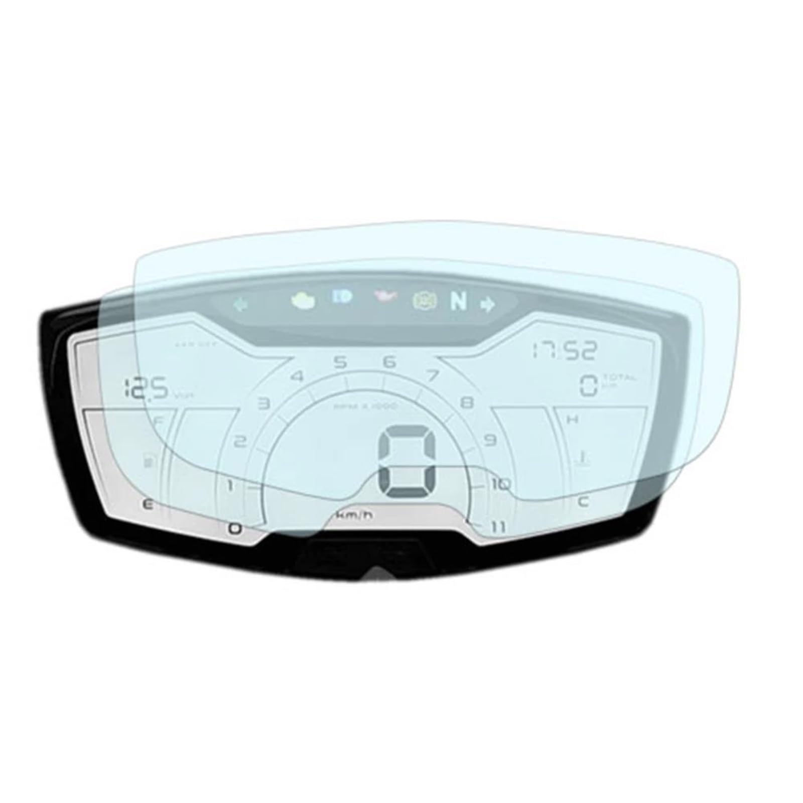 CEIKOPQS Motorrad Cluster Kratzschutzfolie Für Aprilia Für RS 125 Für Tuono 125 2021 2022 2023 Motorrad Scratch Cluster Screen Dashboard Schutz Instrument Film(X5) von CEIKOPQS