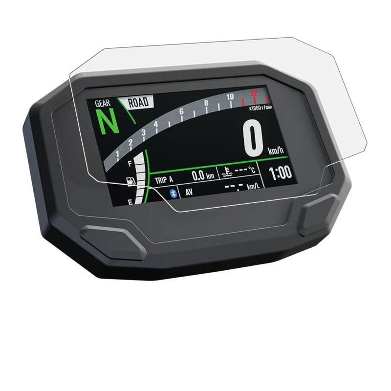 CEIKOPQS Motorrad Cluster Kratzschutzfolie Für Kawasaki ZX10R Zubehör Motorrad Dashboard Screen Protector TPU Instrument Film ZX-10R Retrofit Teile 2021-2023 von CEIKOPQS