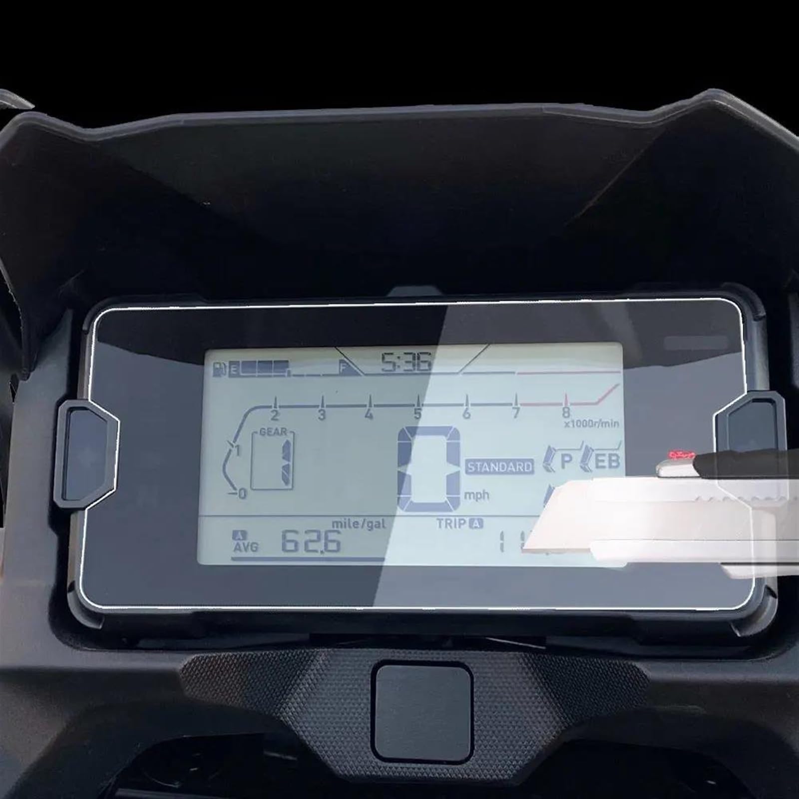 CEIKOPQS Motorrad Cluster Kratzschutzfolie Für NC 750 X Für NC750 750X Für NC750X 2021 2022 2023 Motorrad Instrument Film Anti-Glare Dashboard Screen Protector Zubehör von CEIKOPQS