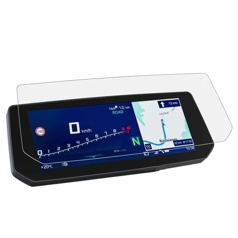 CEIKOPQS Motorrad Cluster Kratzschutzfolie Für R1250RT R 1250 RT ​2021 - Motorradzubehör Scratch Cluster Screen Dashboard Protection Instrument Film Fit(4 Set) von CEIKOPQS