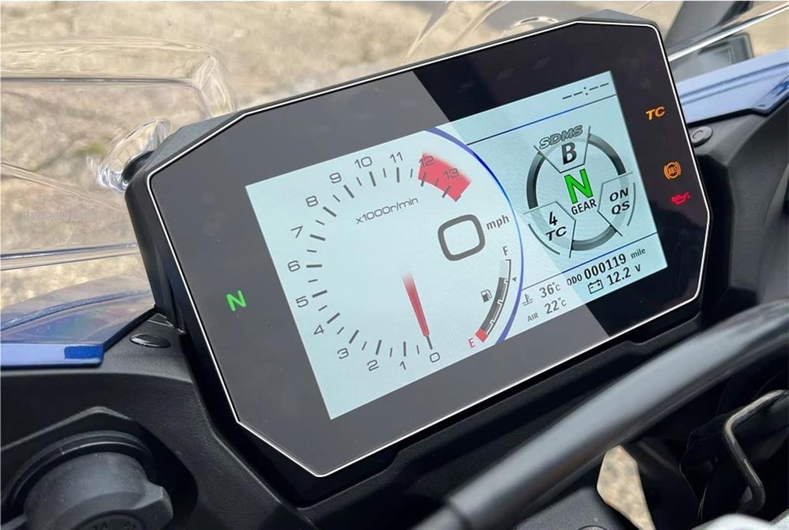 CEIKOPQS Motorrad Cluster Kratzschutzfolie Für Suzuki Für GSX-S1000 GT 2022-2023 Motorrad Kratzfest Display Bildschirm Instrument Panel Schutz Film Geeignet(X1) von CEIKOPQS