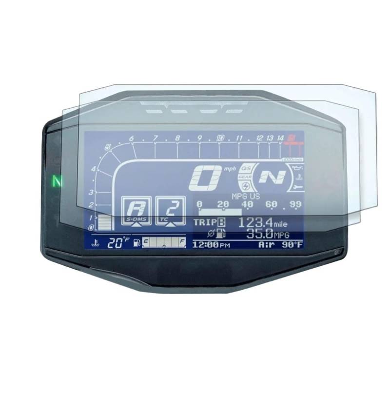 CEIKOPQS Motorrad Cluster Kratzschutzfolie Für Suzuki Für GSXR 1000 2017 + Motorrad Teile Anti Scratch Uhr Film Instrument Panel Abdeckung Screen Protector Geeignet(X1) von CEIKOPQS