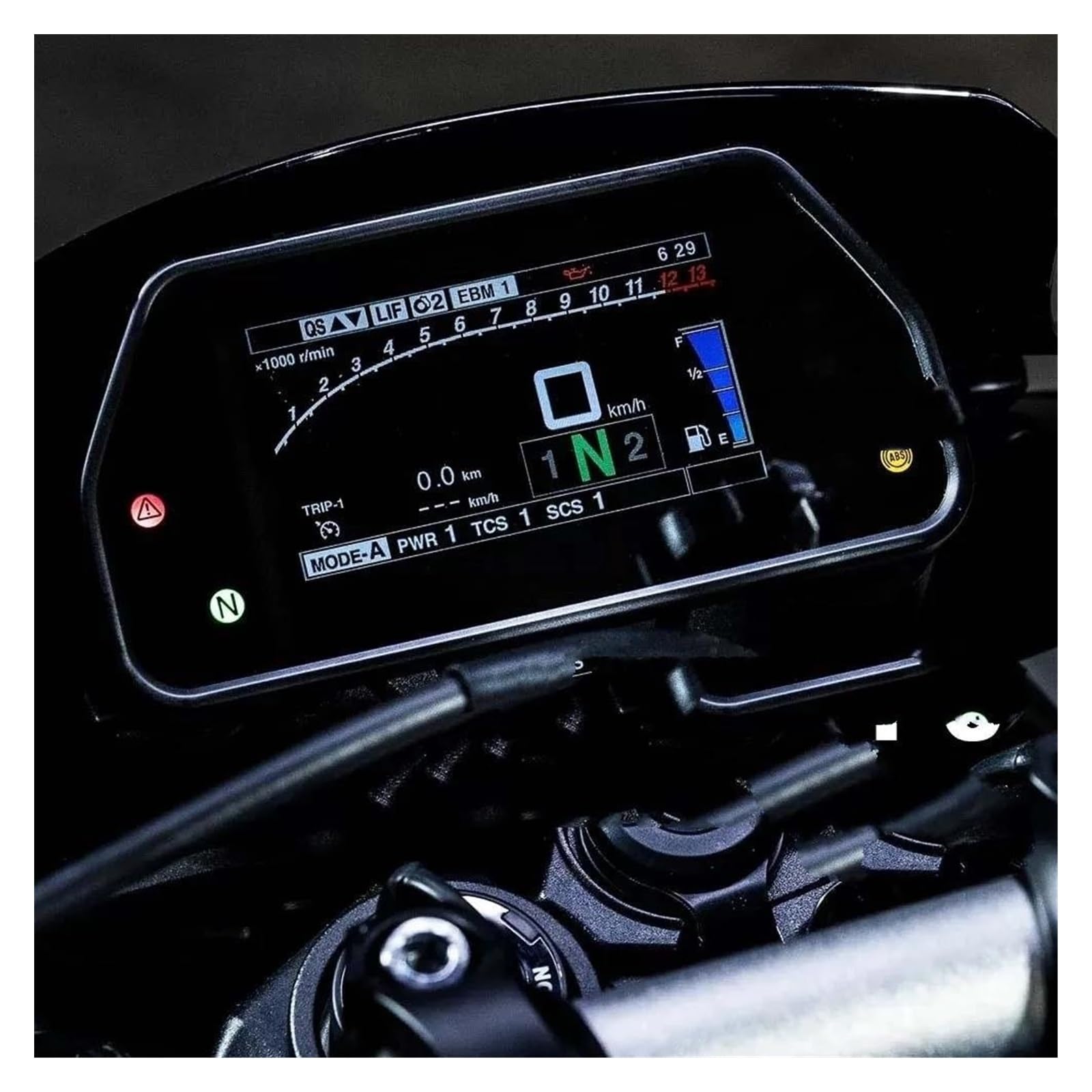 CEIKOPQS Motorrad Cluster Kratzschutzfolie Für Yamaha Mt 10 2022 Motorrad Scratch Cluster Schutz Zubehör Mt10 Sp Zubehör Instrument Film Screen Dashboard(Four) von CEIKOPQS