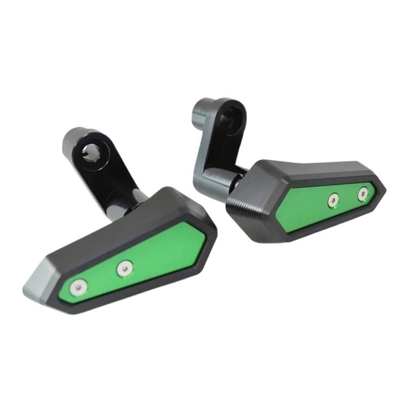 CEIKOPQS Motorrad-Rahmenschieber Motorrad Slider Rahmen Slider Motor Schutz Schutz Abdeckung Fallen Schutz Fit Für Ninja500 Z500 Ninja 500(Green) von CEIKOPQS