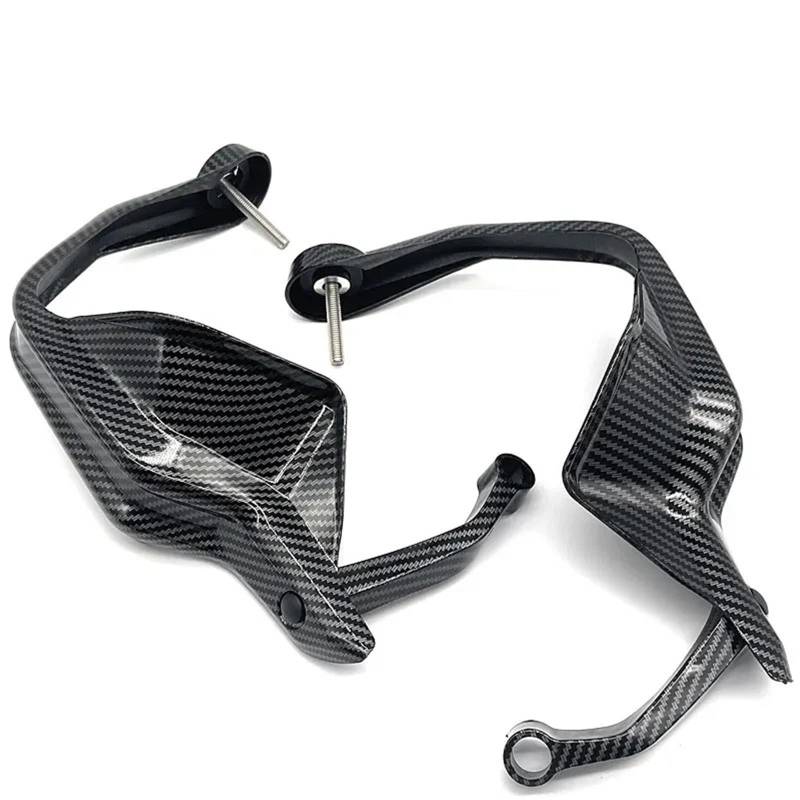 Handschutz Motorrad Für R1250GS LC ADV R 1250GS R 1250 GS 2018-2023 Motorrad Zubehör Handprotektoren Schild Hand Schutzfolie Windschutzscheibe(Carbon Handguard) von CEIKOPQS