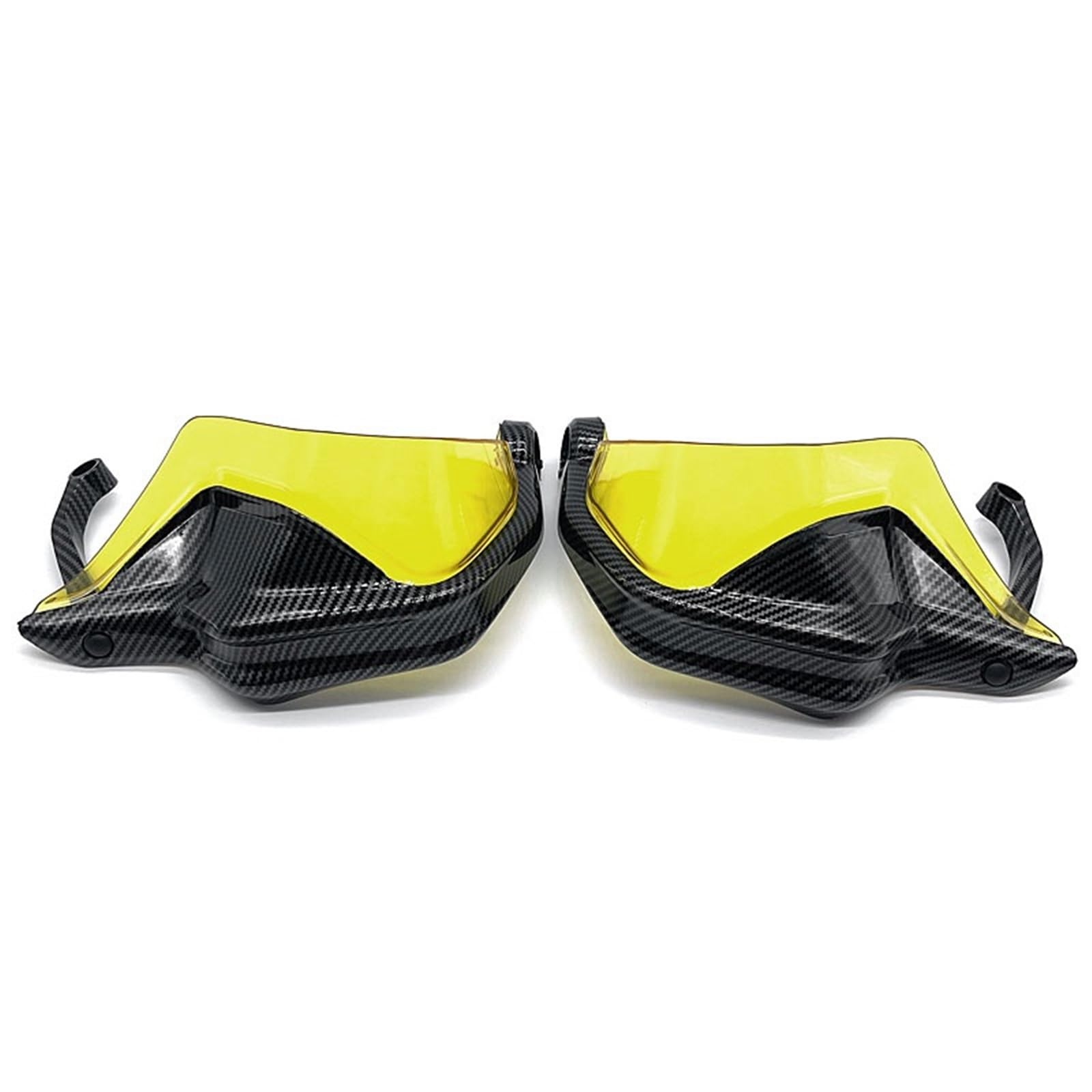 Handschutz Motorrad Für R1250GS LC ADV R 1250GS R 1250 GS 2018-2023 Motorrad Zubehör Handprotektoren Schild Hand Schutzfolie Windschutzscheibe(Carbon Yellow Set) von CEIKOPQS